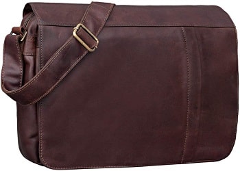 STILORD 'Jeremy' sac bandoulière en cuir homme grand sac pour le bureau