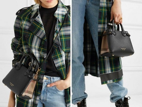 petit sac  BURBERRY femme en toile