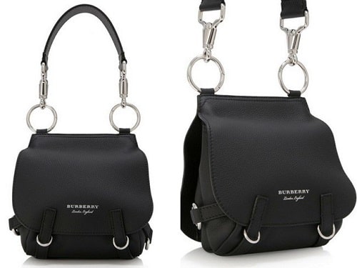 Burberry Sac à bandoulière Birdle en cuir 