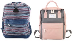Sac à dos tendance en tissu pour femmes