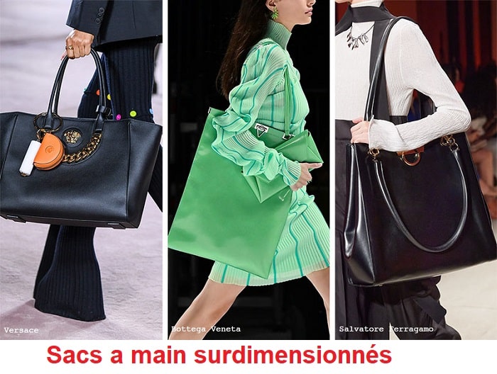 sacs a main populaires surdimensionnés 