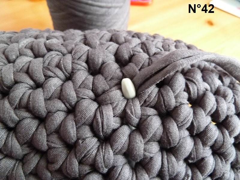 sac rond au crochet avec explication gratuite