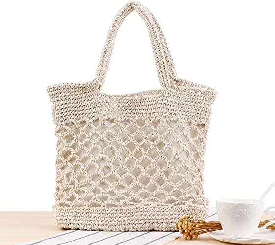 sac est crocheté à la main en fil de coton