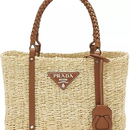 sac Prada en paille
