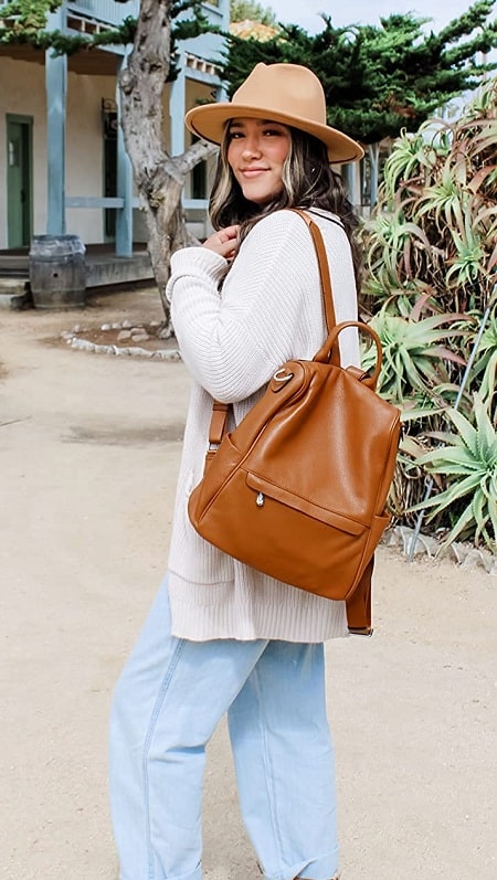 Sac à dos femme cuir antivol