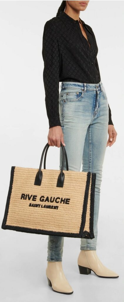 sac Cabas luxe raphia