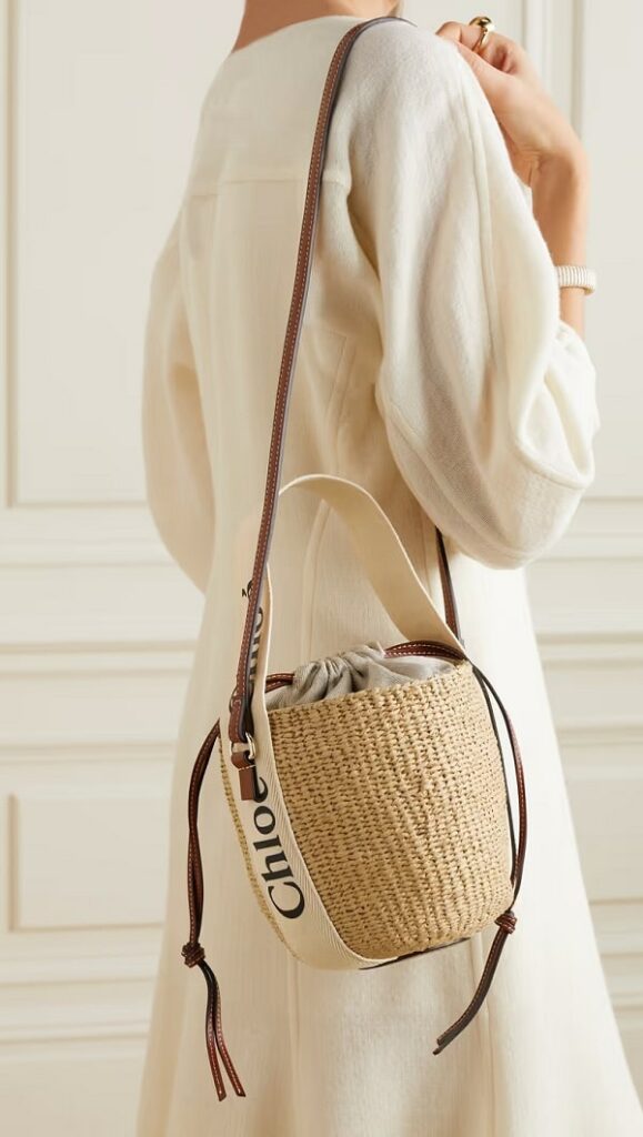 Sac seau raphia luxe CHLOÉ