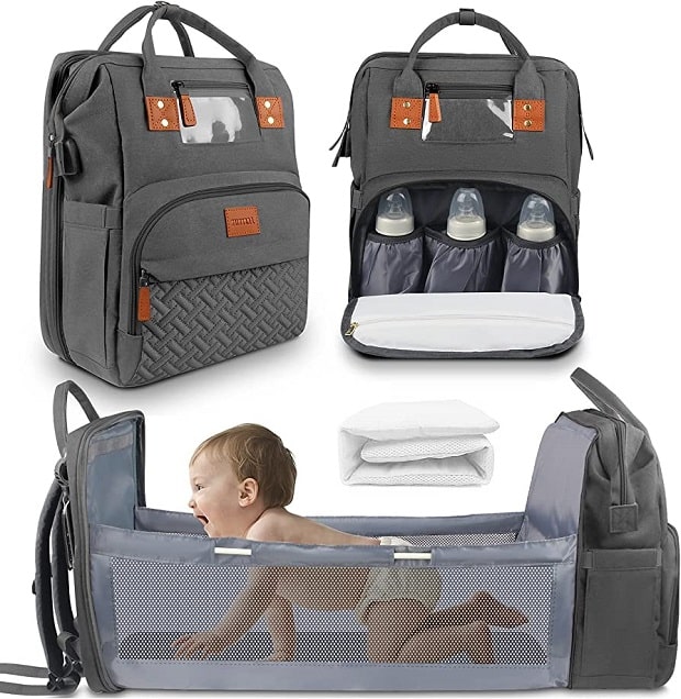 Sac à couches pour bébé résistant à l'eau pour les voyages en plein air de