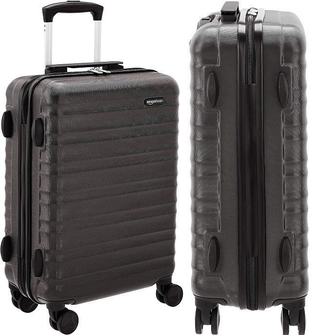  valise à roulettes rigide d'Amazon Basics 55x40x20 Ultra Légère